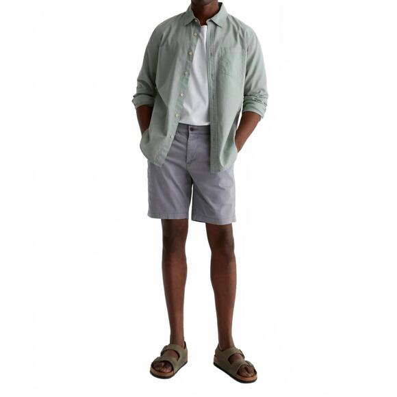 NEW AG JEANS men's wanderer short in sulfur ocean breeze